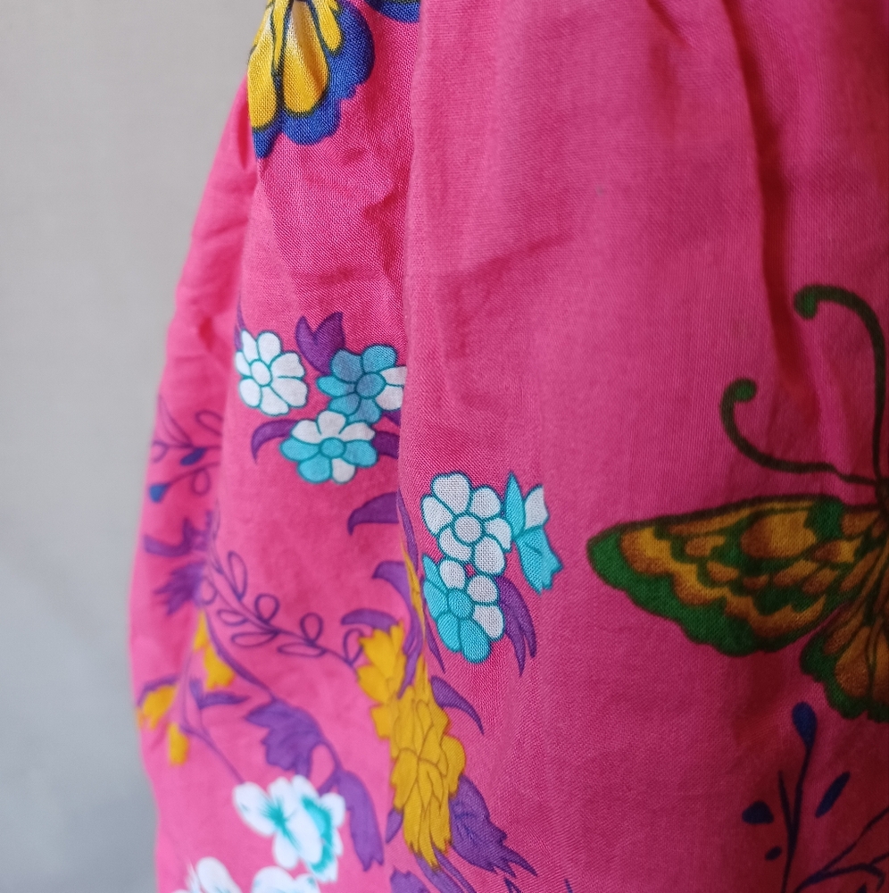 F21 Floral Smocked Tunic - Picture 4 of 7
